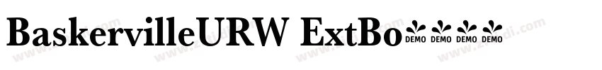 BaskervilleURW ExtBo字体转换